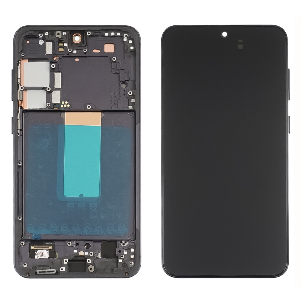 Дисплей Samsung SM-S916 Galaxy S23 Plus, чорний | з тачскріном | в передній панелі | High Copy, OLED | дисплейный модуль, экран