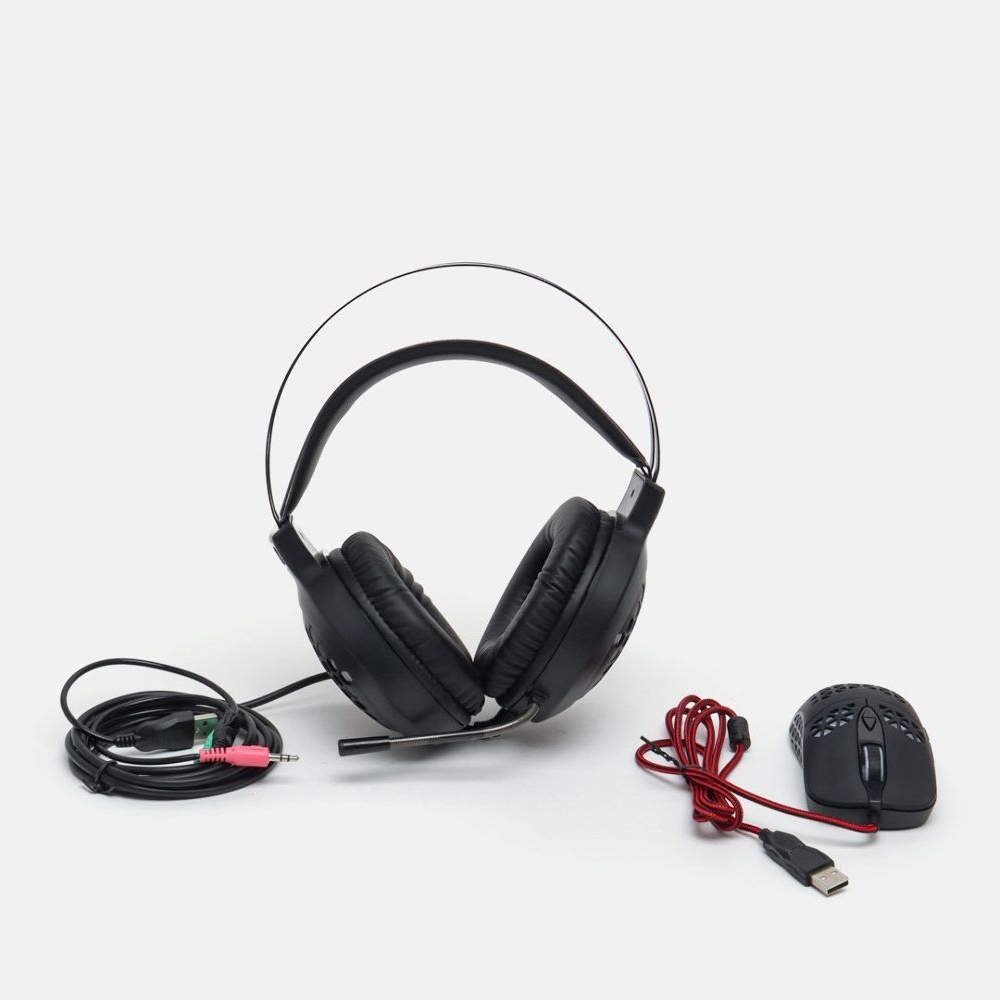 Комплект: клавиатура, мышь и наушники Jedel CP-06, чорний