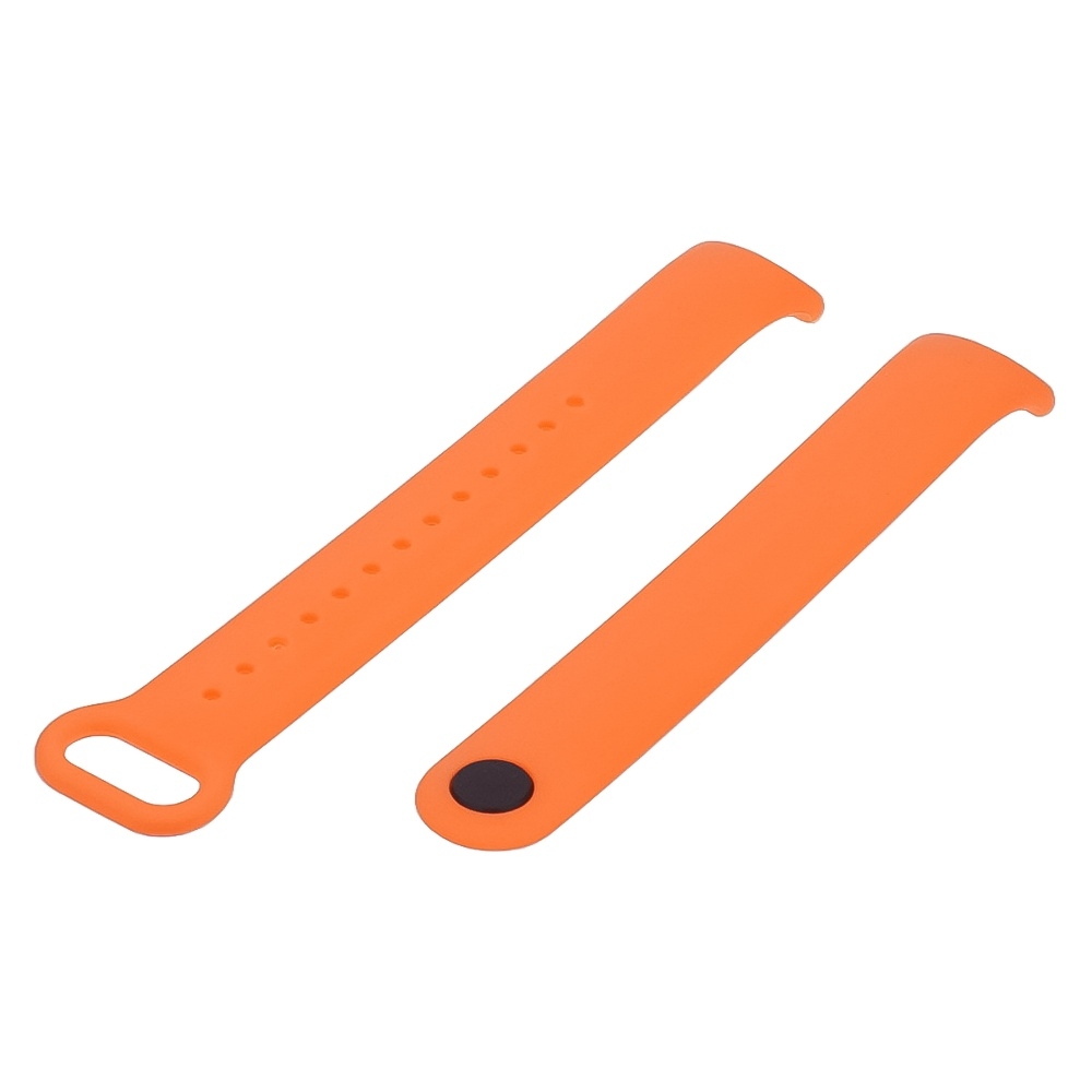 Ремешок силиконовый Xiaomi Mi Band 8, оранжевый