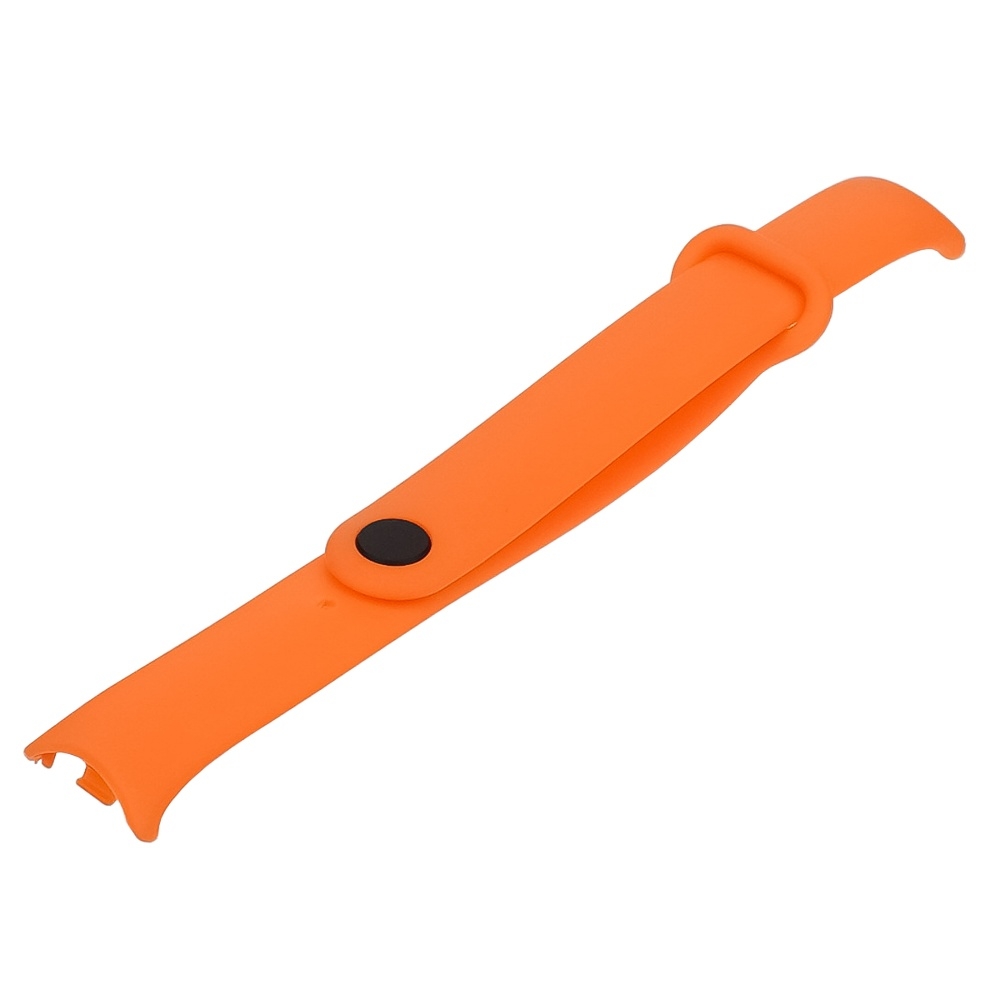 Ремешок силиконовый Xiaomi Mi Band 8, оранжевый