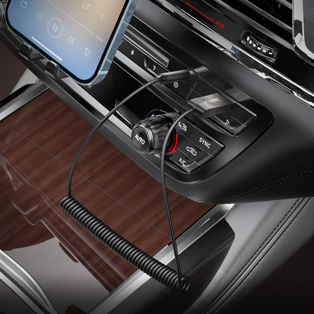 FM-модулятор Hoco E78, сірий