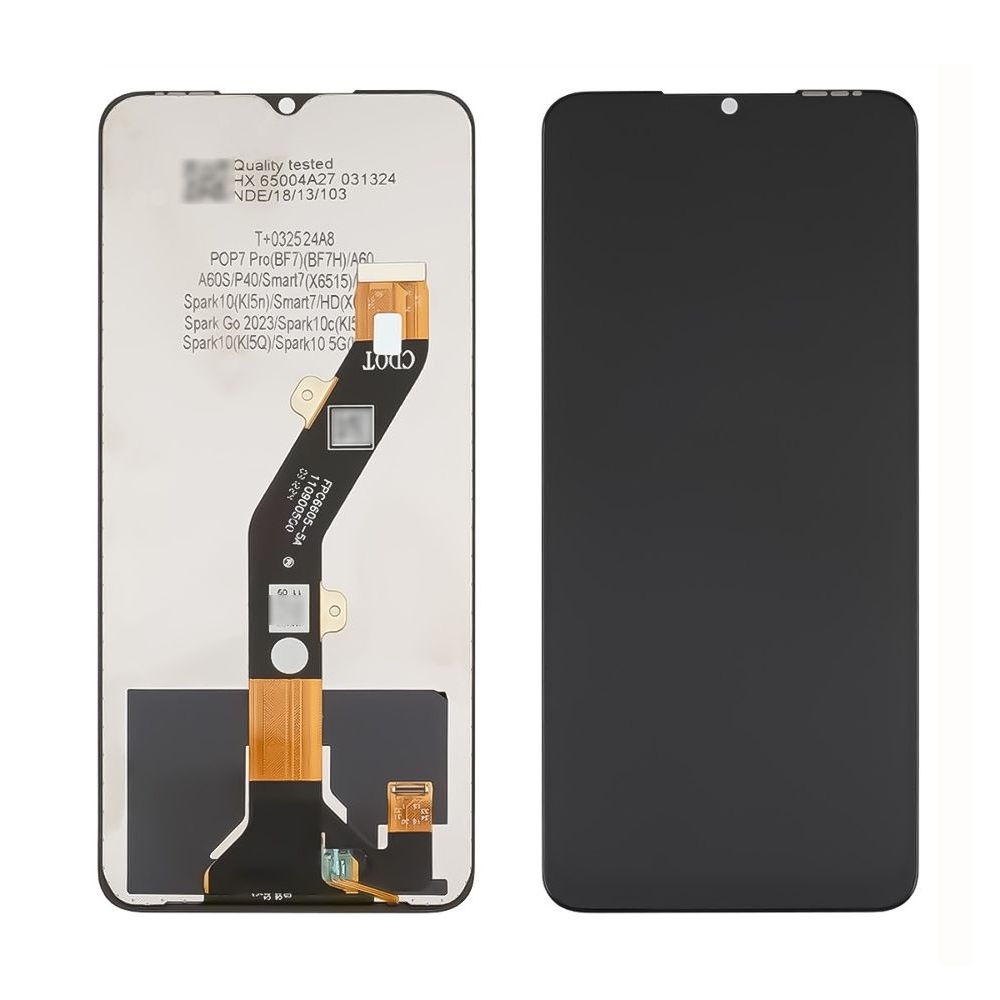 Дисплей Tecno Spark 10C, KI5k, чорний | з тачскріном | Original (PRC) | дисплейный модуль, экран