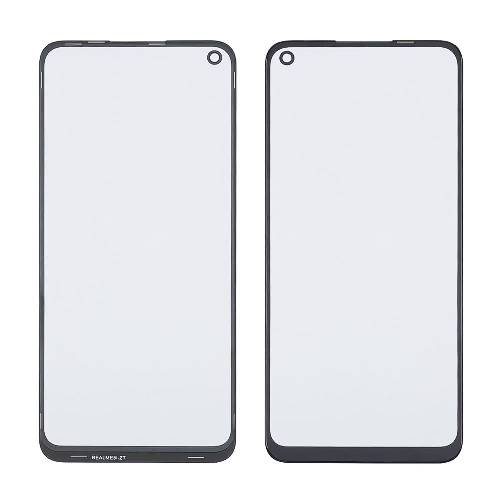 Стекло дисплея с OCA пленкой Realme 8i/ 9i/ 9 Pro, черное