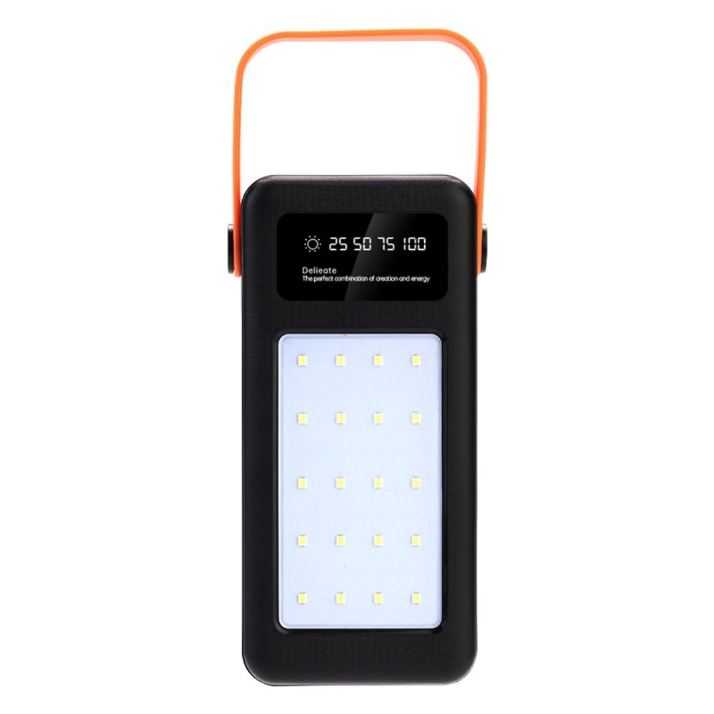 Корпус Multi-powerbank S28, под элементы 18650 до 28 шт, 22.5W, с фонарём, чорний