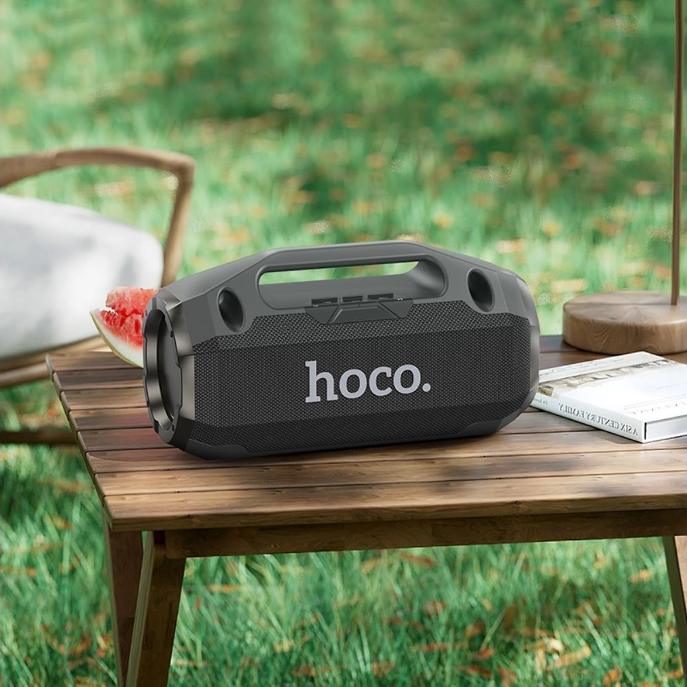 Бездротова колонка Hoco HA3, черная | беспроводная колонка