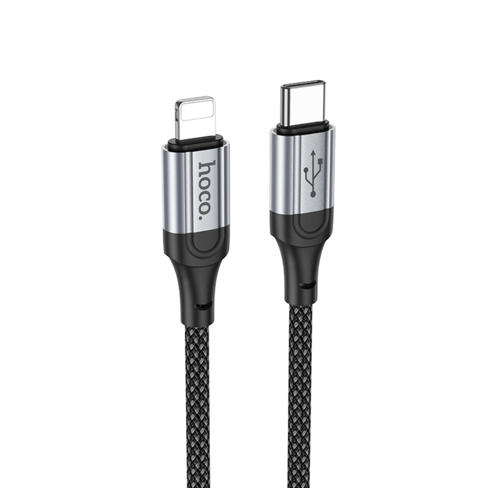 USB-кабель Hoco X102, Type-C на Lightning, PowerDelivery (27 Вт), чорний