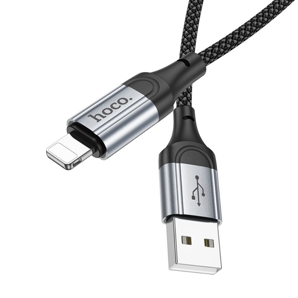 USB-кабель Hoco X102, Lightning, чорний
