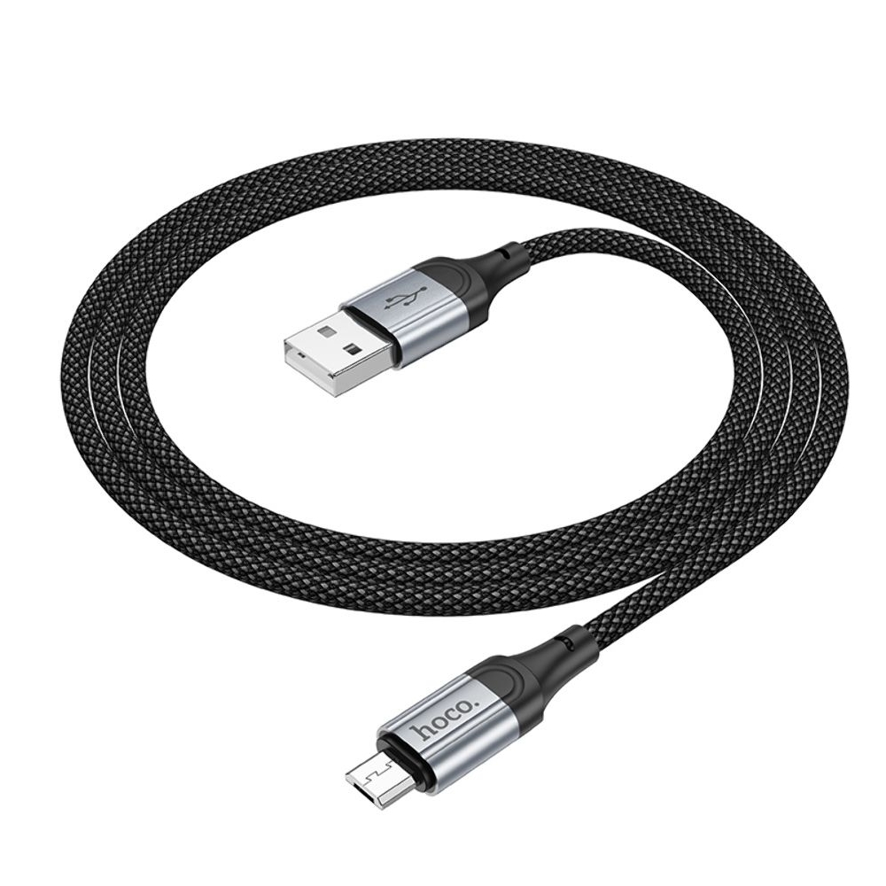 USB-кабель Hoco X102, MicroUSB, чорний