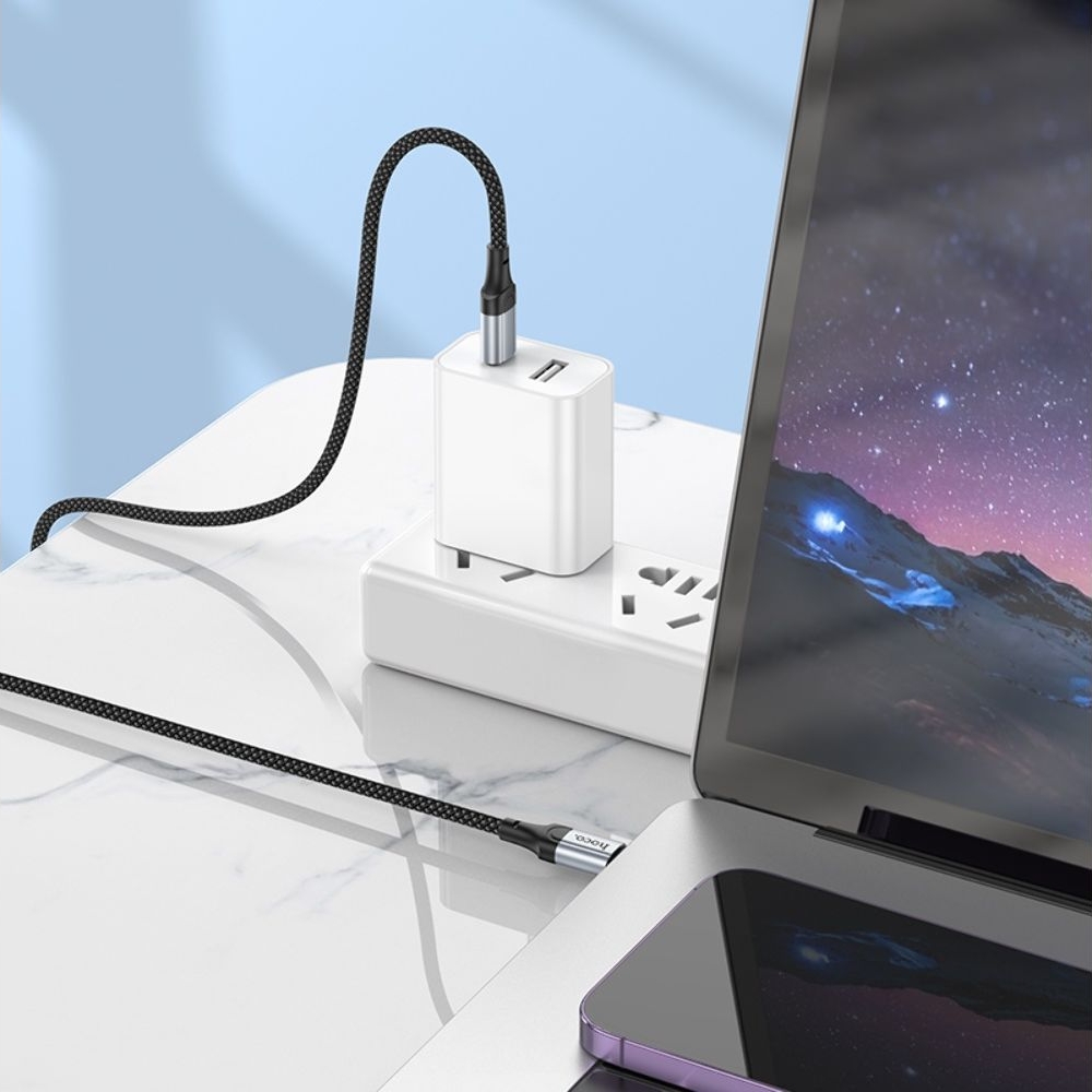 USB-кабель Hoco X102, Type-C на Type-C, Power Delivery (60 Вт),черный