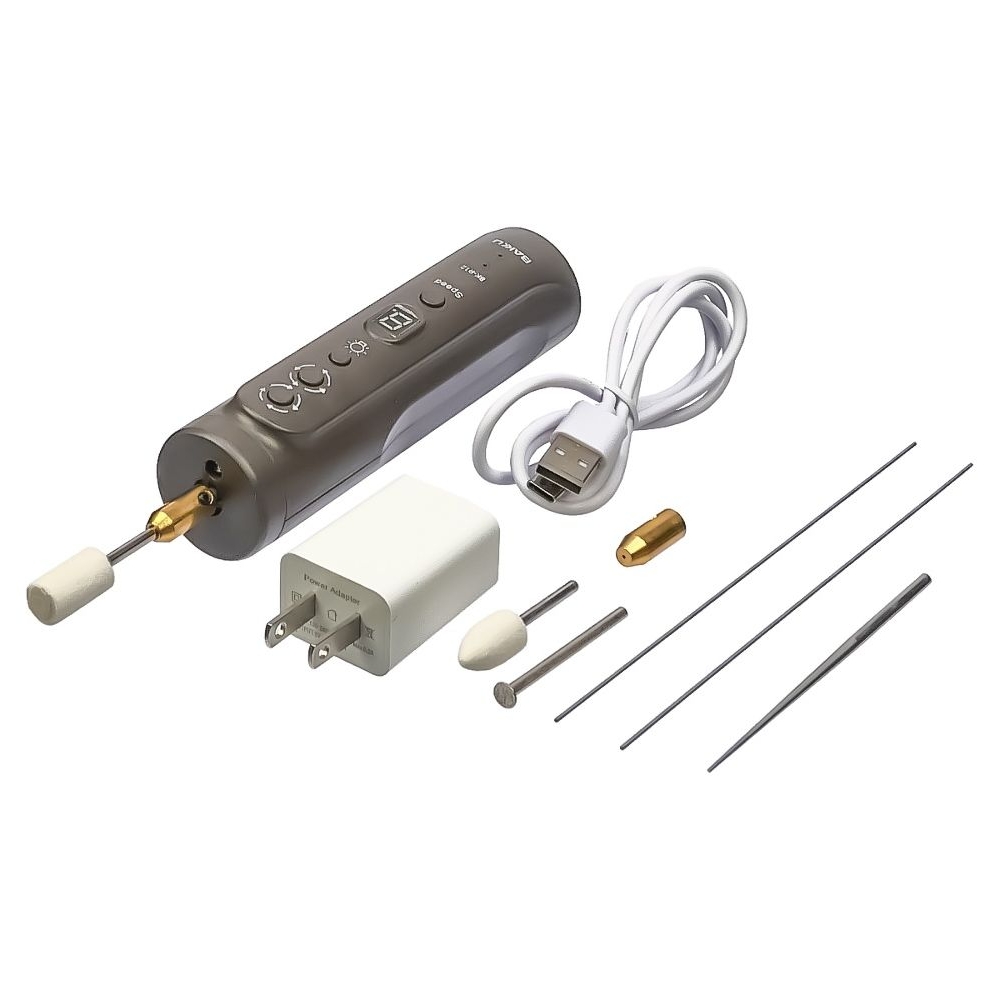 Электроинструмент Baku BK-R12 снятия OCA пленки с дисплея с регулировкой крутящего момента, подсветкой и АКБ