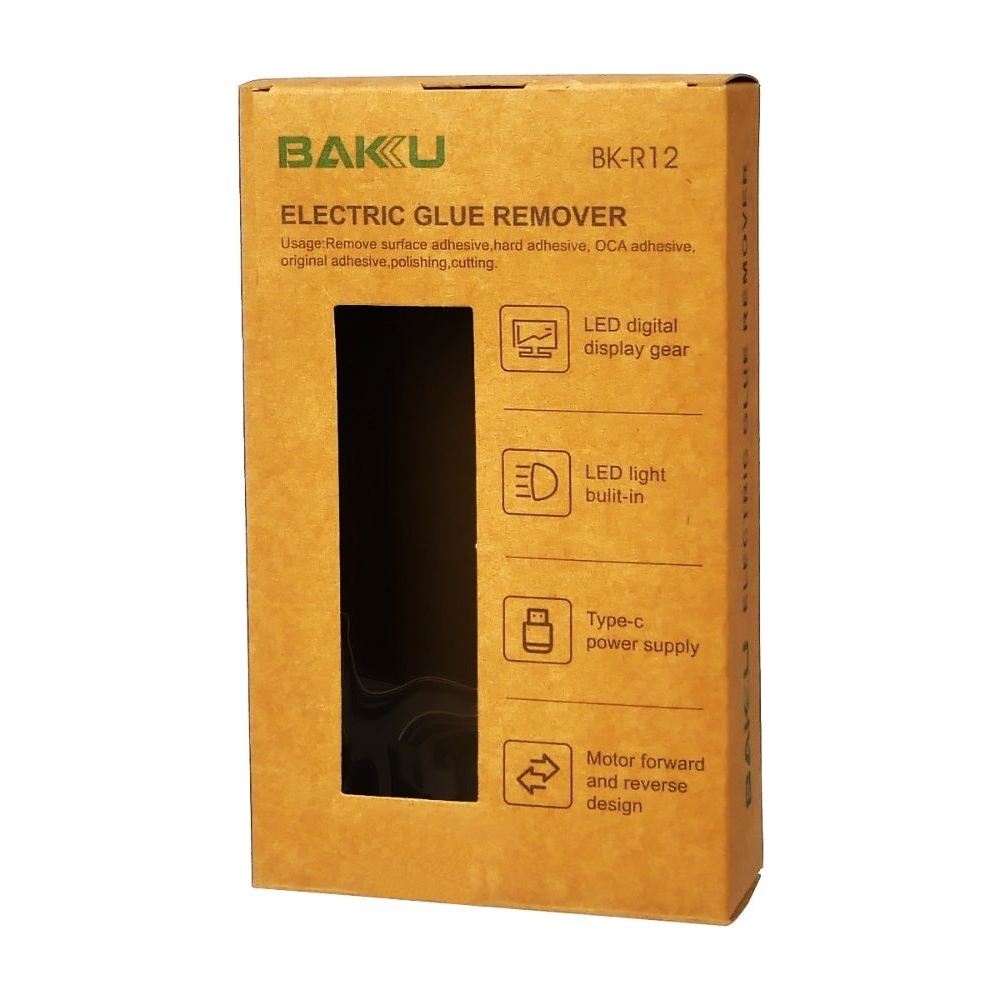 Электроинструмент Baku BK-R12 снятия OCA пленки с дисплея с регулировкой крутящего момента, подсветкой и АКБ