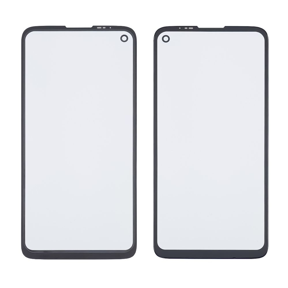 Стекло дисплея с OCA пленкой Motorola G8 Power, черное