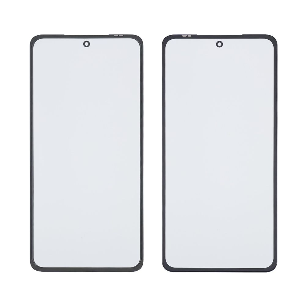 Стекло дисплея с OCA пленкой Motorola G82, черное