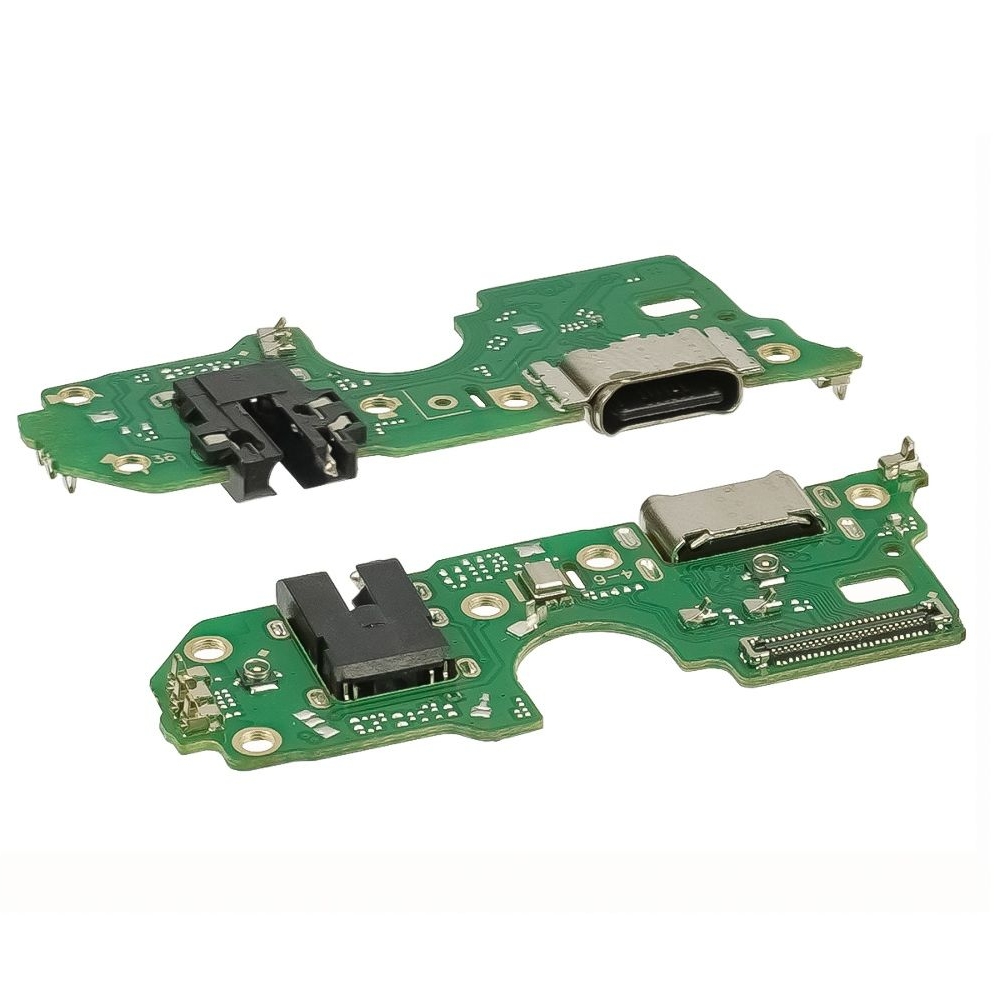 Плата зарядки Oppo A57, A57s, A77, шлейф коннектора зарядки, с микрофоном, High Copy