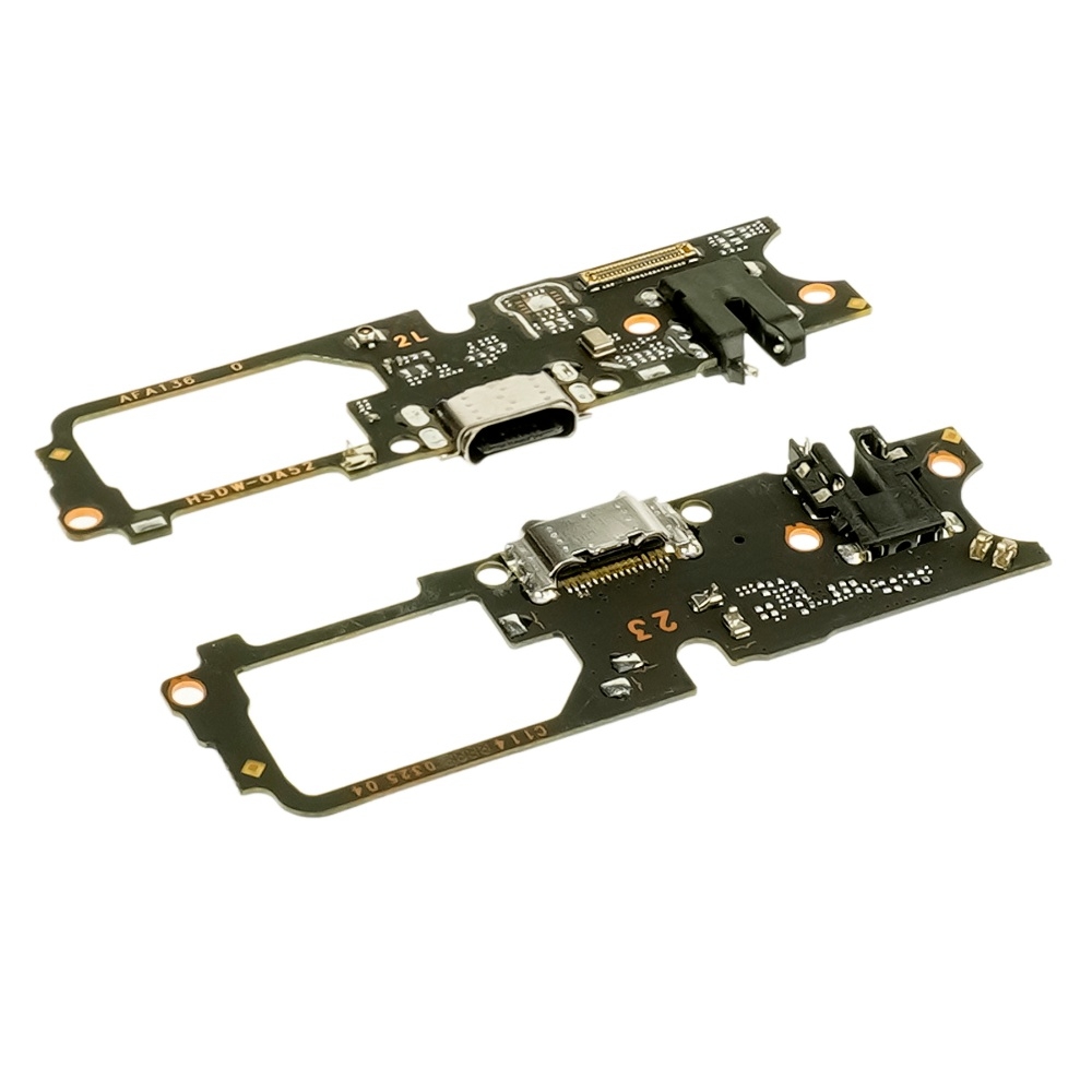 Плата зарядки Oppo A52, CPH2061, CPH2069, PADM00, PDAM10, A72, CPH2067, шлейф коннектора зарядки, с микрофоном, High Copy