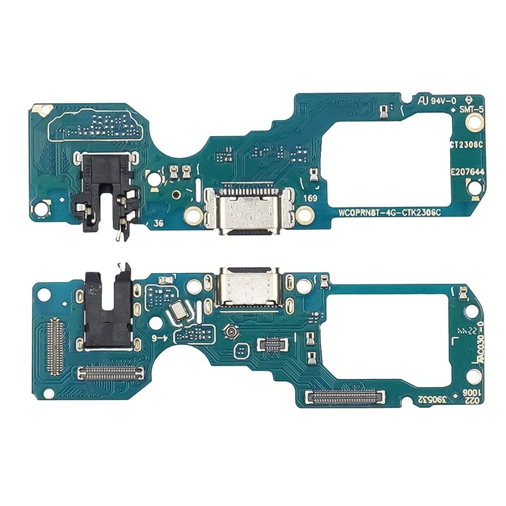 Плата зарядки Oppo Reno8 T, шлейф коннектора зарядки, с микрофоном, High Copy