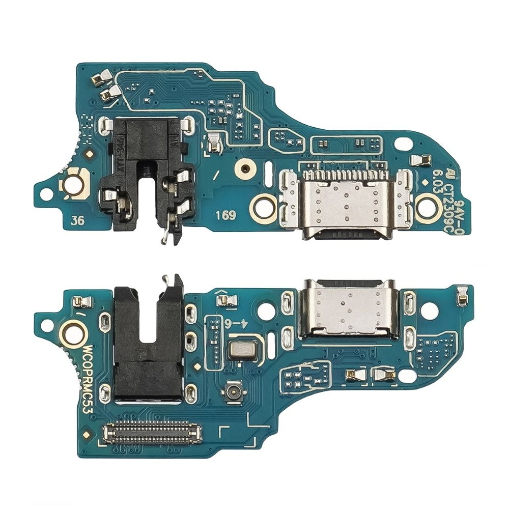 Плата зарядки Realme C53, RMX3760, шлейф коннектора зарядки, с микрофоном, High Copy