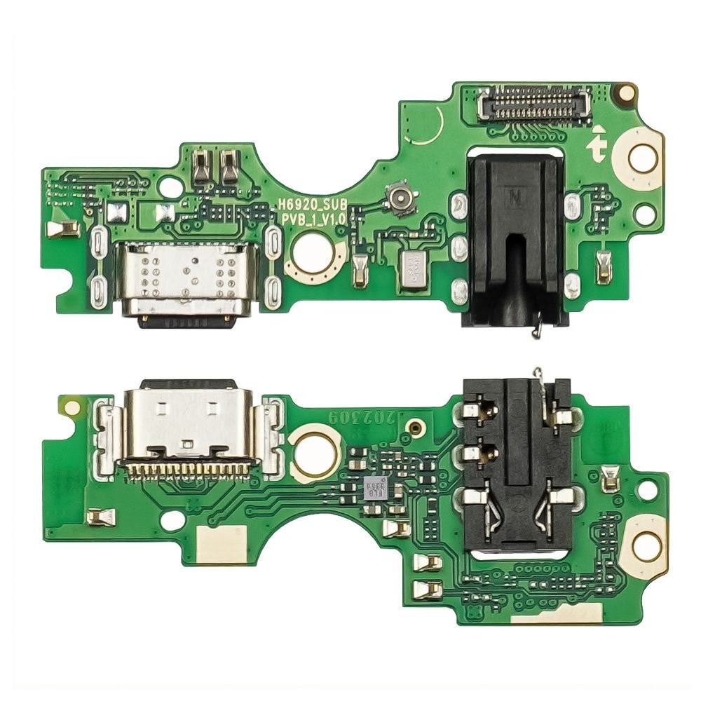Плата зарядки Tecno Pova Neo 2, LG7n, шлейф коннектора зарядки, с микрофоном, High Copy