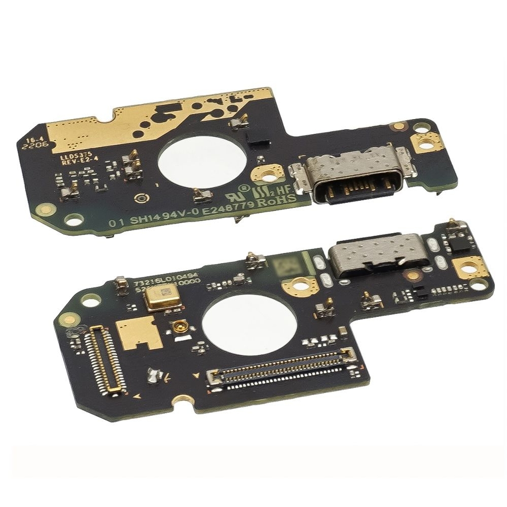 Плата зарядки Xiaomi Redmi Note 11, 2201117TG, 2201117TI, 2201117TY, 2201117TL, Redmi Note 11S, 2201117SG, 2201117SI, 2201117SY, 2201117SL, Redmi Note 12S, 23030RAC7Y, 2303CRA44A, 2303ERA42L, шлейф коннектора зарядки, с микрофоном, Original (PRC)