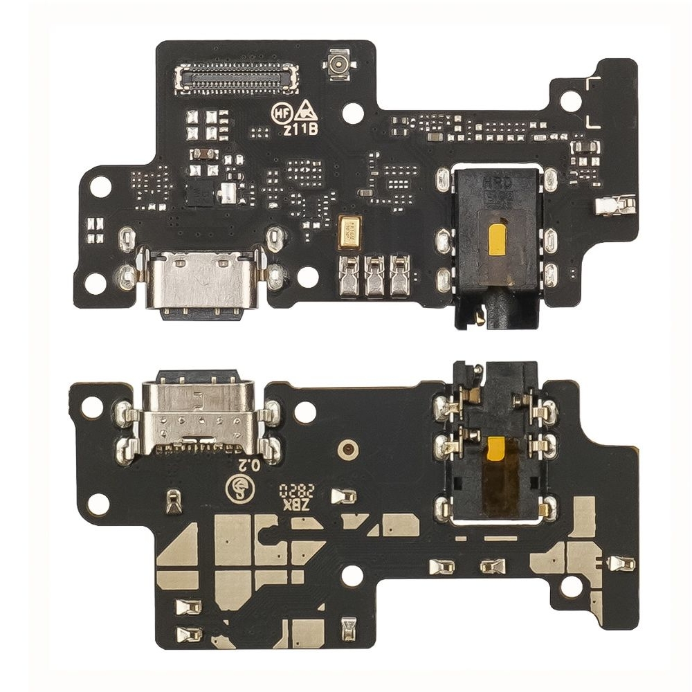 Плата зарядки ZTE Blade V2020 Smart, шлейф коннектора зарядки, коннектора наушников, с микрофоном, High Copy