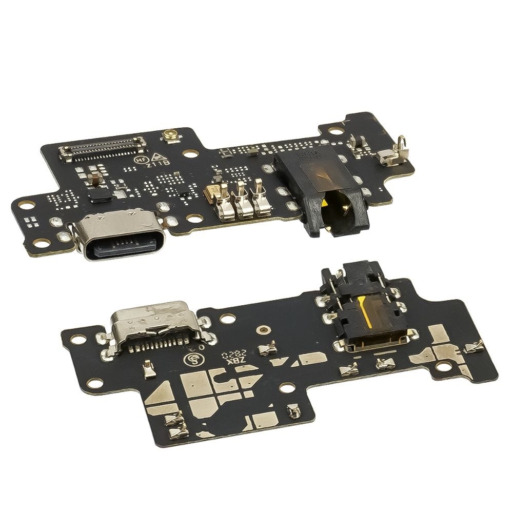 Плата зарядки ZTE Blade V2020 Smart, шлейф коннектора зарядки, коннектора наушников, с микрофоном, High Copy