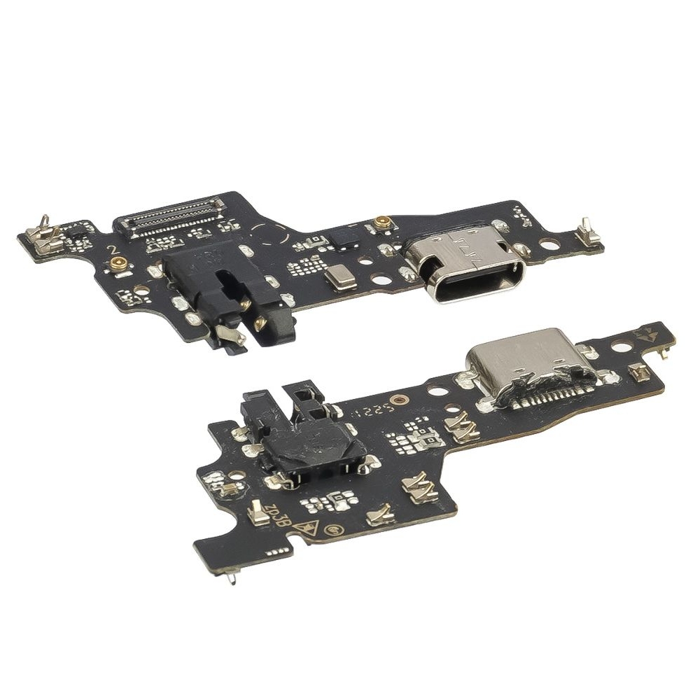 Плата зарядки ZTE Blade V40, шлейф коннектора зарядки, коннектора наушников, с микрофоном, High Copy