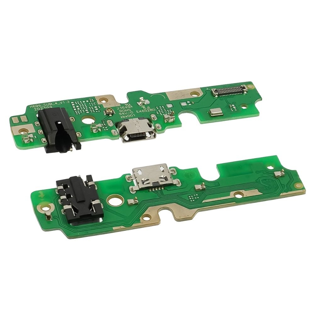 Плата зарядки Tecno Spark 7, KF6, KF6n, Spark 7T, Spark 8, шлейф коннектора зарядки, с микрофоном, High Copy