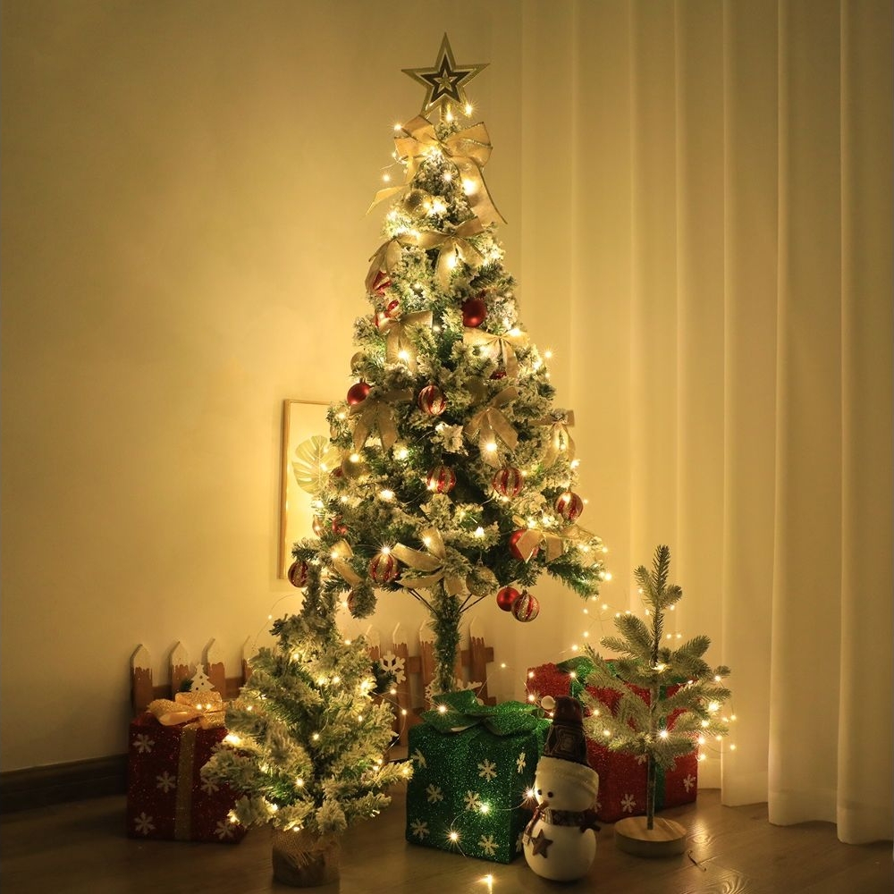 Светодиодная гирлянда USB, медная нить, теплый, білий, 10 м, 100 светодиодов, 8 режимов, с пультом