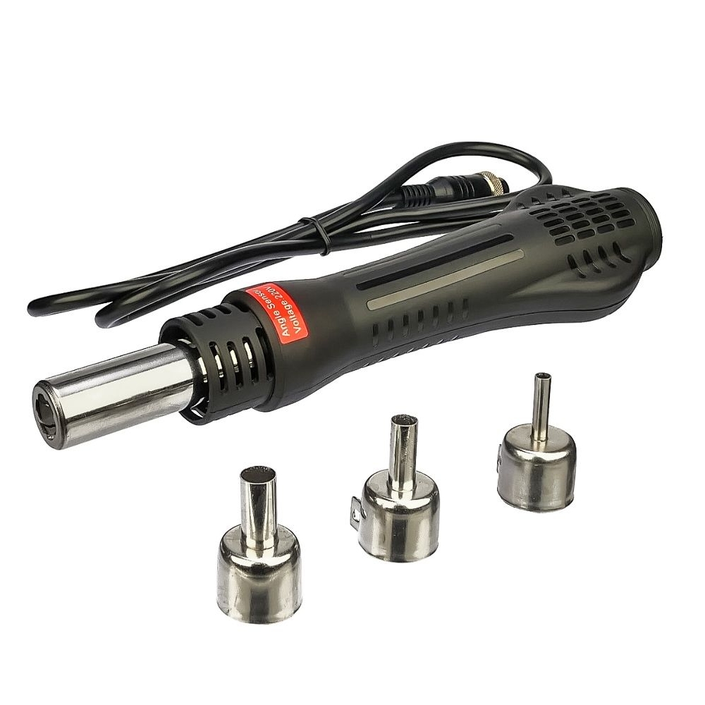 Паяльная станция KaiLiwei 858B, фен с датчиком наклона, цифровая индикация (220V, 700W)