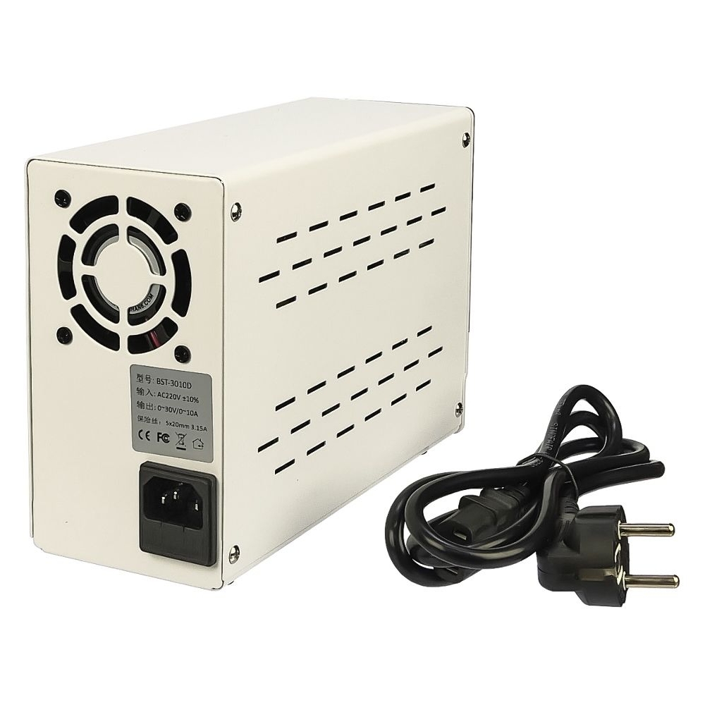 Блок живлення Best BST-3010D, 30V 10A, імпульсний, з цифровою індикацією (V/A/W), USB 5V/2A