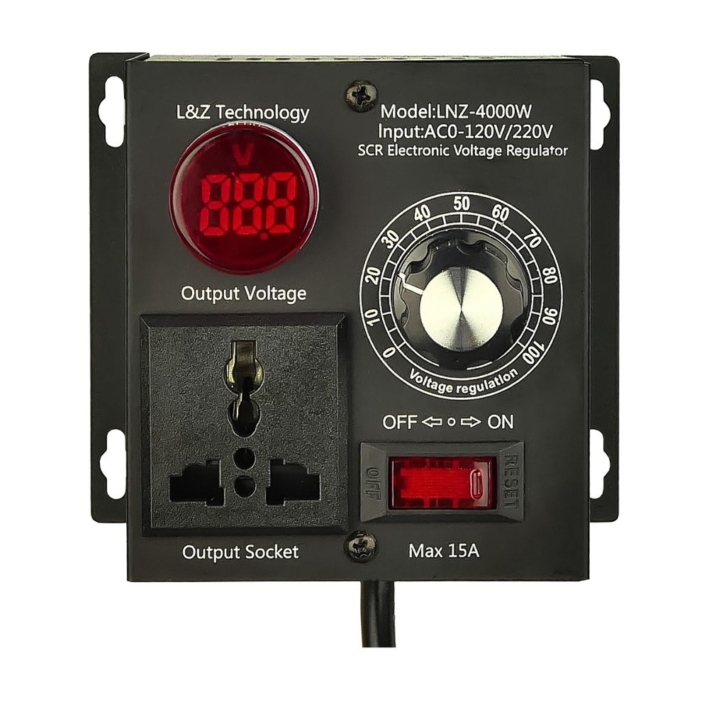 Регулятор напряжения LNZ-4000W, на выходе 25-220V, 3000W