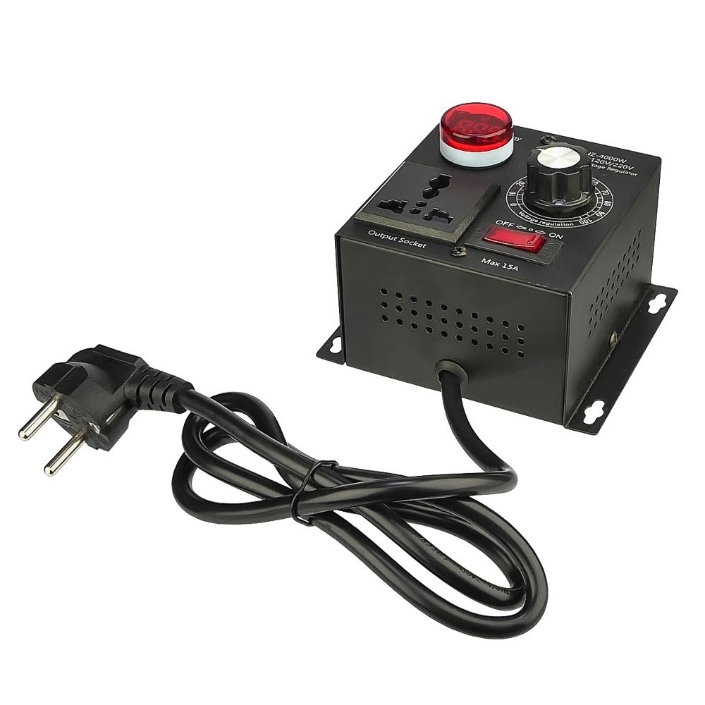 Регулятор напряжения LNZ-4000W, на выходе 25-220V, 3000W