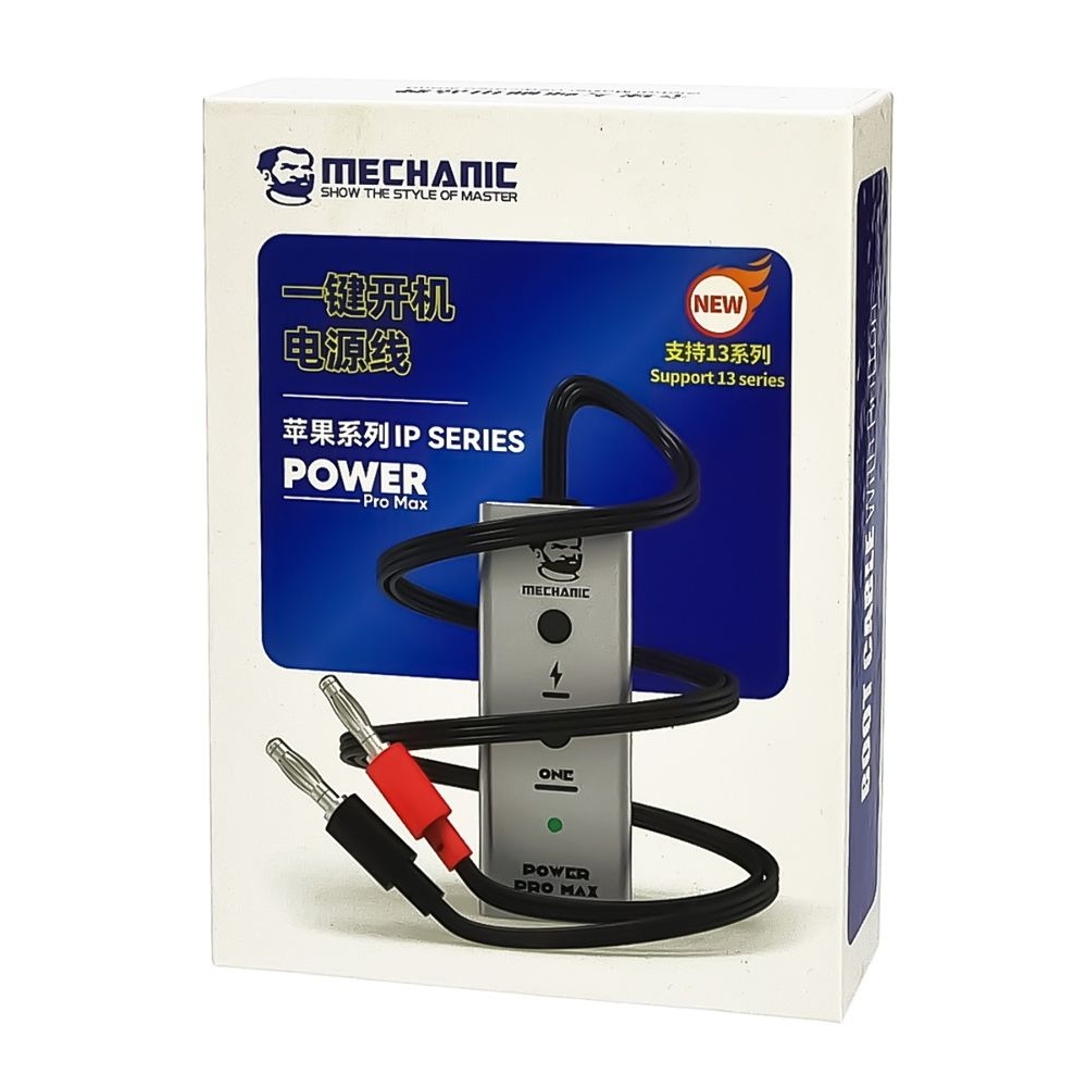 Кабели для блоков питания Mechanic Power Pro Max, с платой активации, крокодилами и разъёмами для подключения плат iP 6G - 13 Pro Max