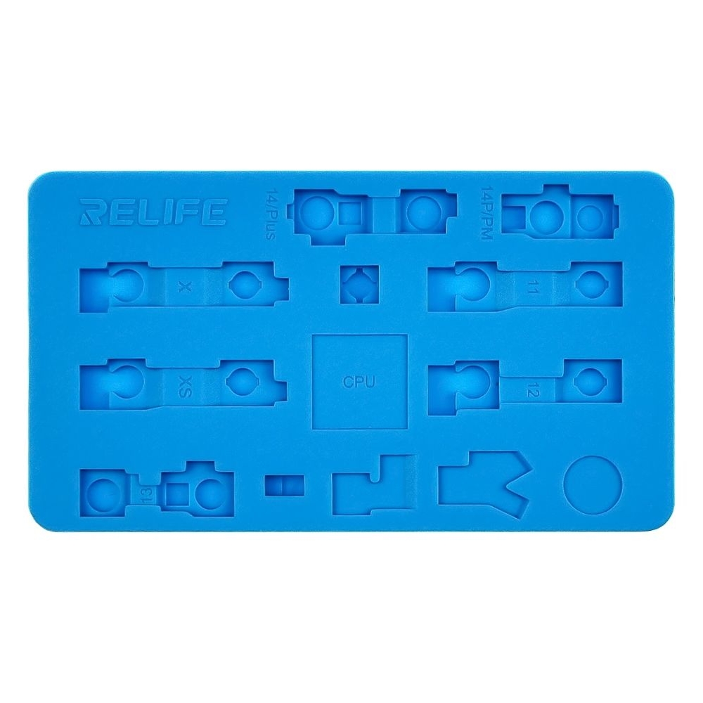 Матрица силиконовая Relife RL-004FB, для фиксации компонентов Face ID при ремонте iPhone X-14 Pro Max