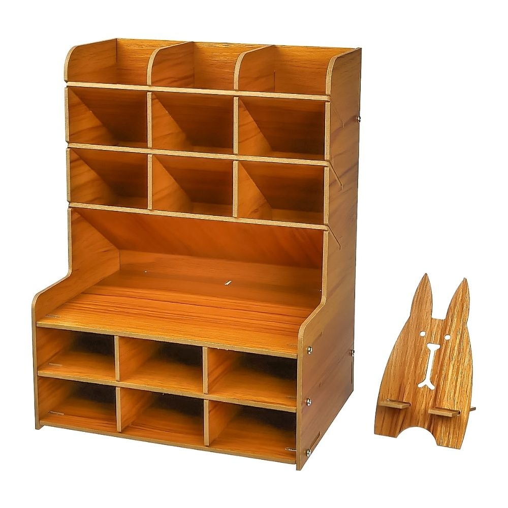 Настольный органайзер Aida AD-B15, деревянный, шгв 28 x 21 x 15 см