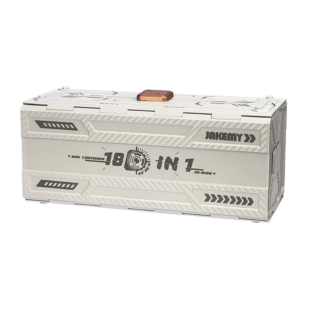 Набор инструментов Jakemy JM-8192 (ручка, 160 бит, удлинитель, 2 пинцета, 2 лопатки, 2 переходника, присоска, 10 медиаторов)