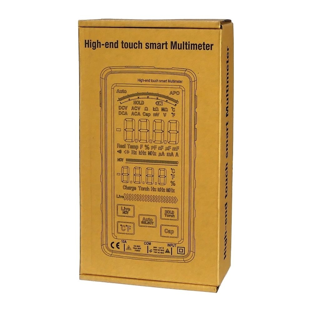 Мультиметр цифровой Aneng 682, (питание от АКБ, автоопределение, детектор скрытой проводки, LCD 5,1