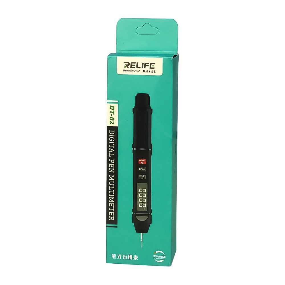 Мультиметр-ручка цифровой Relife DT-02, карманный, с автоопределением, с детектором скрытой проводки