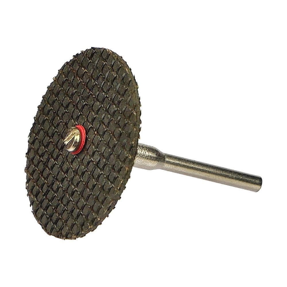 Насадка бормашины, отрезной диск армированый d=32 мм, хвостовик d=3 мм