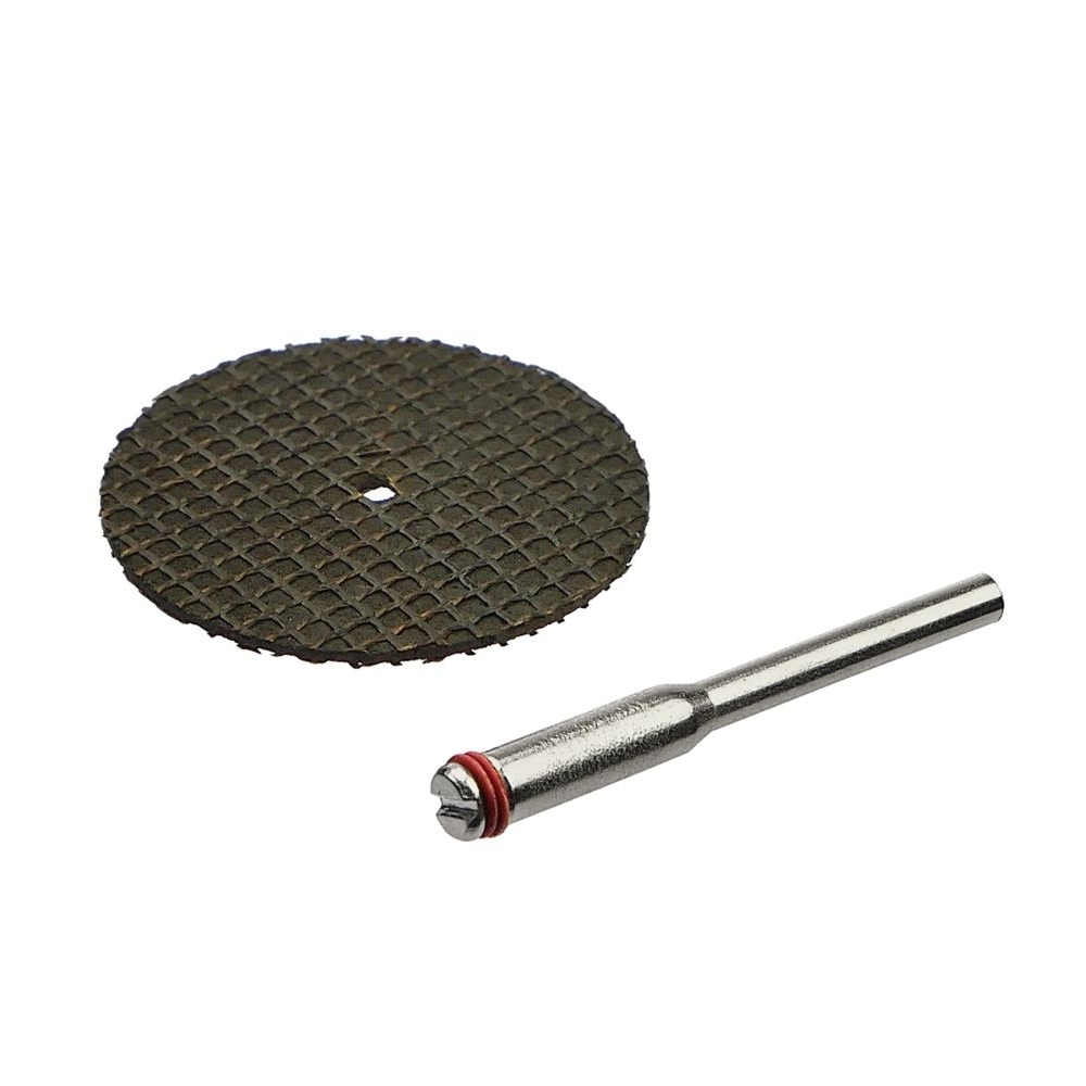 Насадка бормашины, отрезной диск армированый d=32 мм, хвостовик d=3 мм