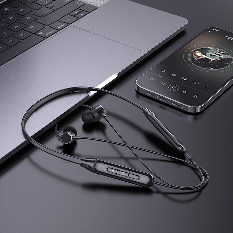 Наушники беспроводные вакуумные Hoco DM15, черные