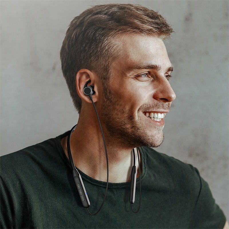 Наушники беспроводные вакуумные Hoco DM15, черные