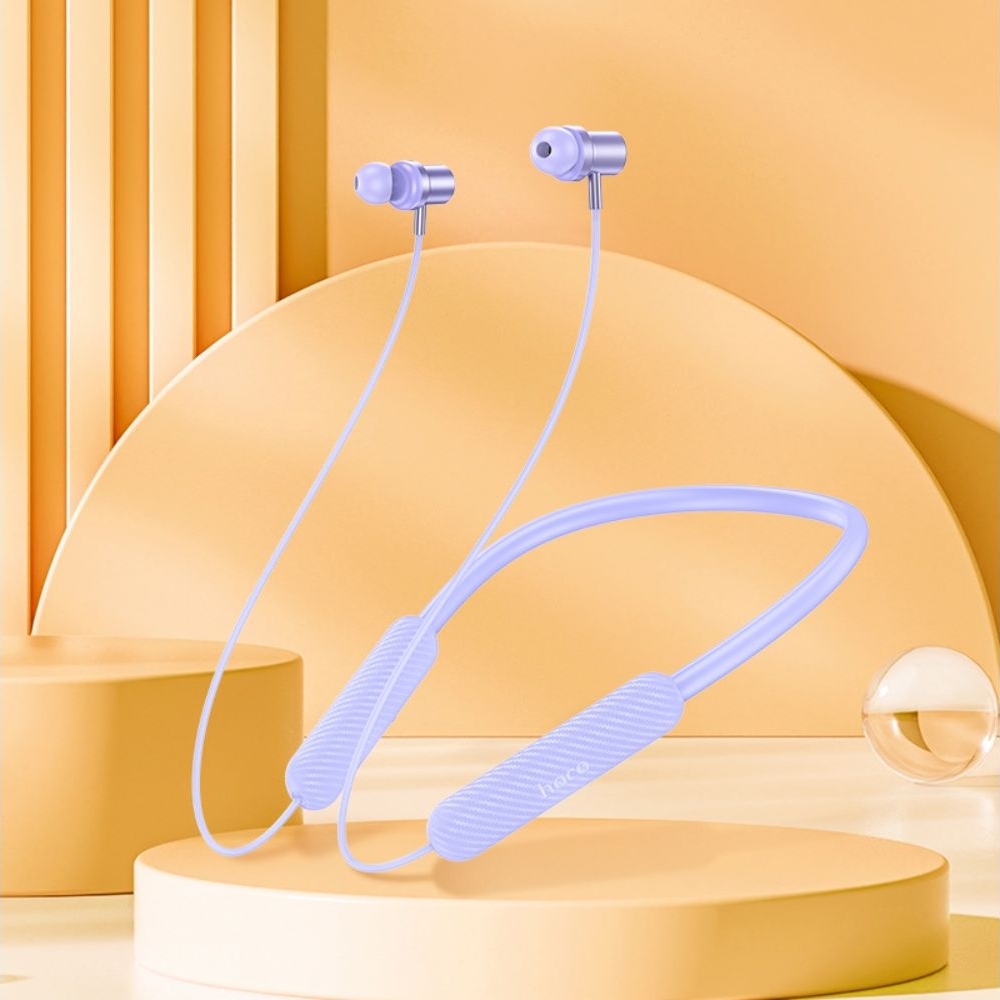 Наушники беспроводные вакуумные Hoco ES70, фиолетовые