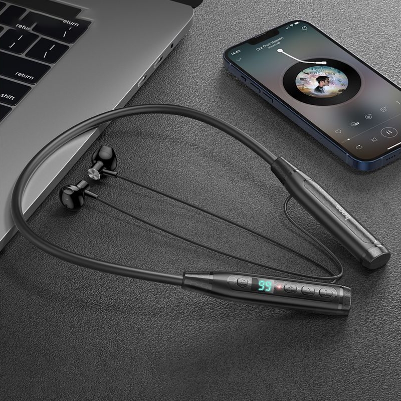 Наушники беспроводные вкладыши Hoco DM37, черные