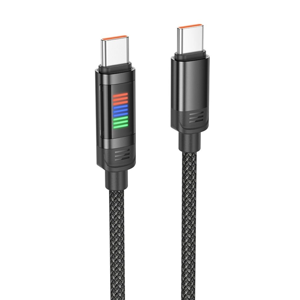 Кабель Hoco U126 Type-C to Type-C PD 100W 1m, чорний