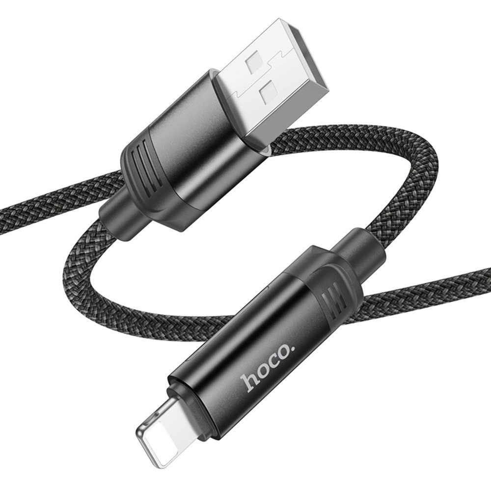 Кабель Hoco U126 USB to Lightning 1m, чорний