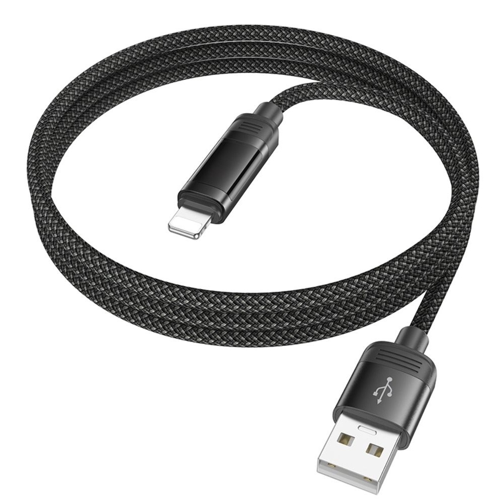 Кабель Hoco U126 USB to Lightning 1m, чорний