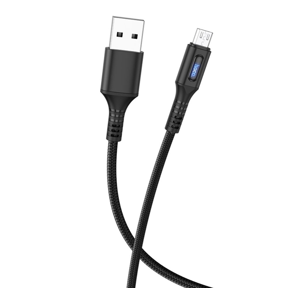 Кабель Hoco U79 USB to MicroUSB 1.2m, чорний