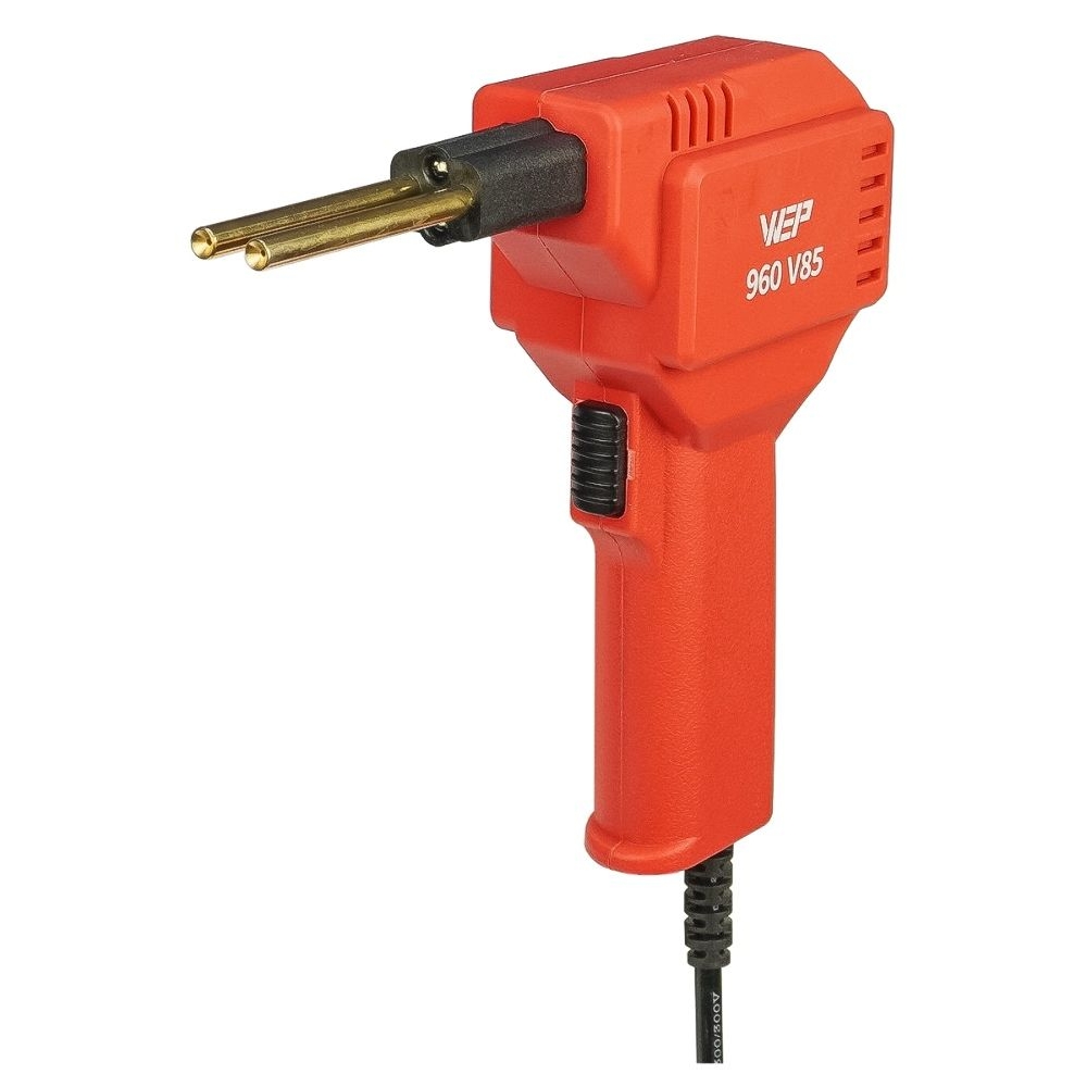 Паяльный набор WEP 960 V85 ремонта пластиковых деталей (термостеплер 85W с подсветкой, кусачки, 400 скоб 0.8 мм)