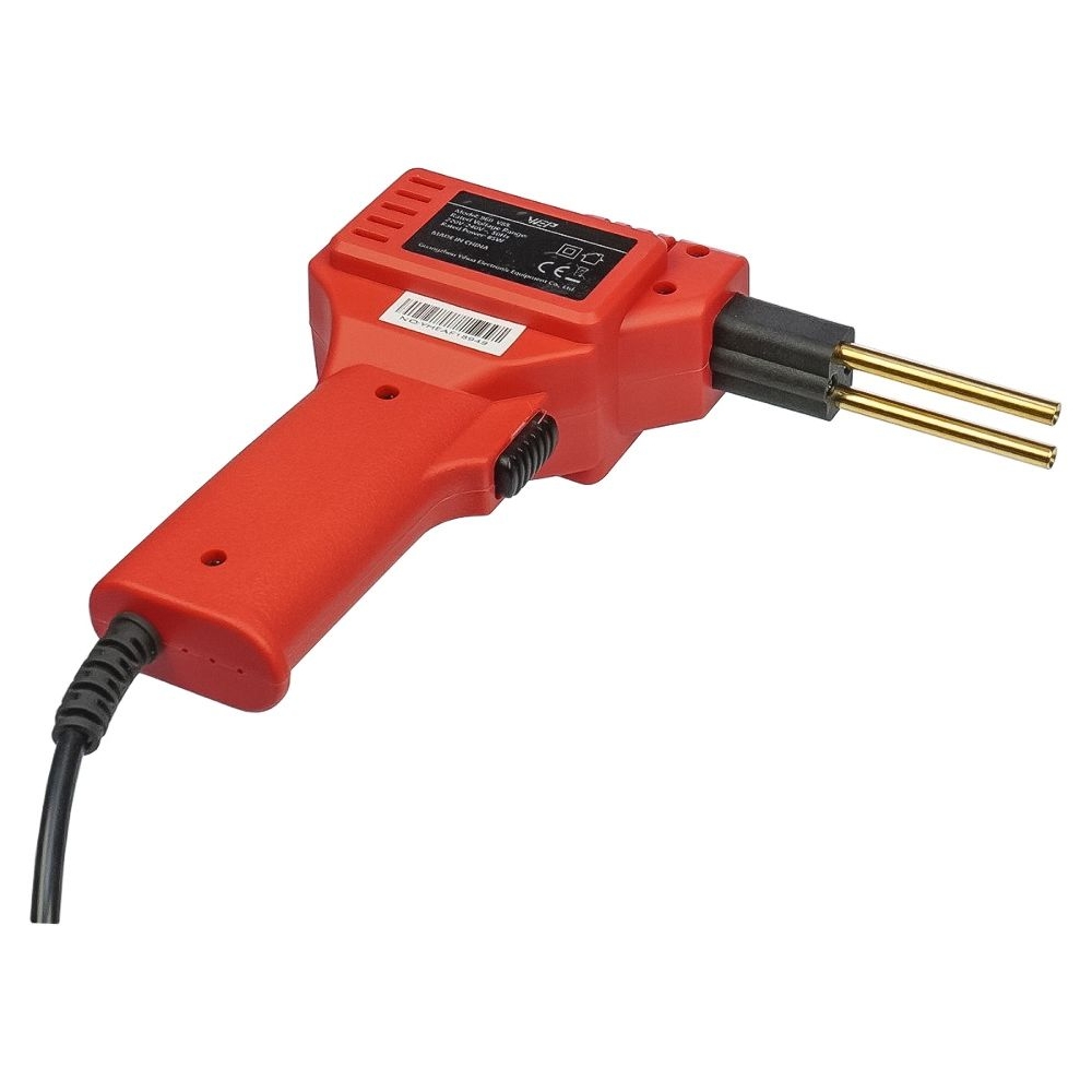 Паяльный набор WEP 960 V85 ремонта пластиковых деталей (термостеплер 85W с подсветкой, кусачки, 400 скоб 0.8 мм)